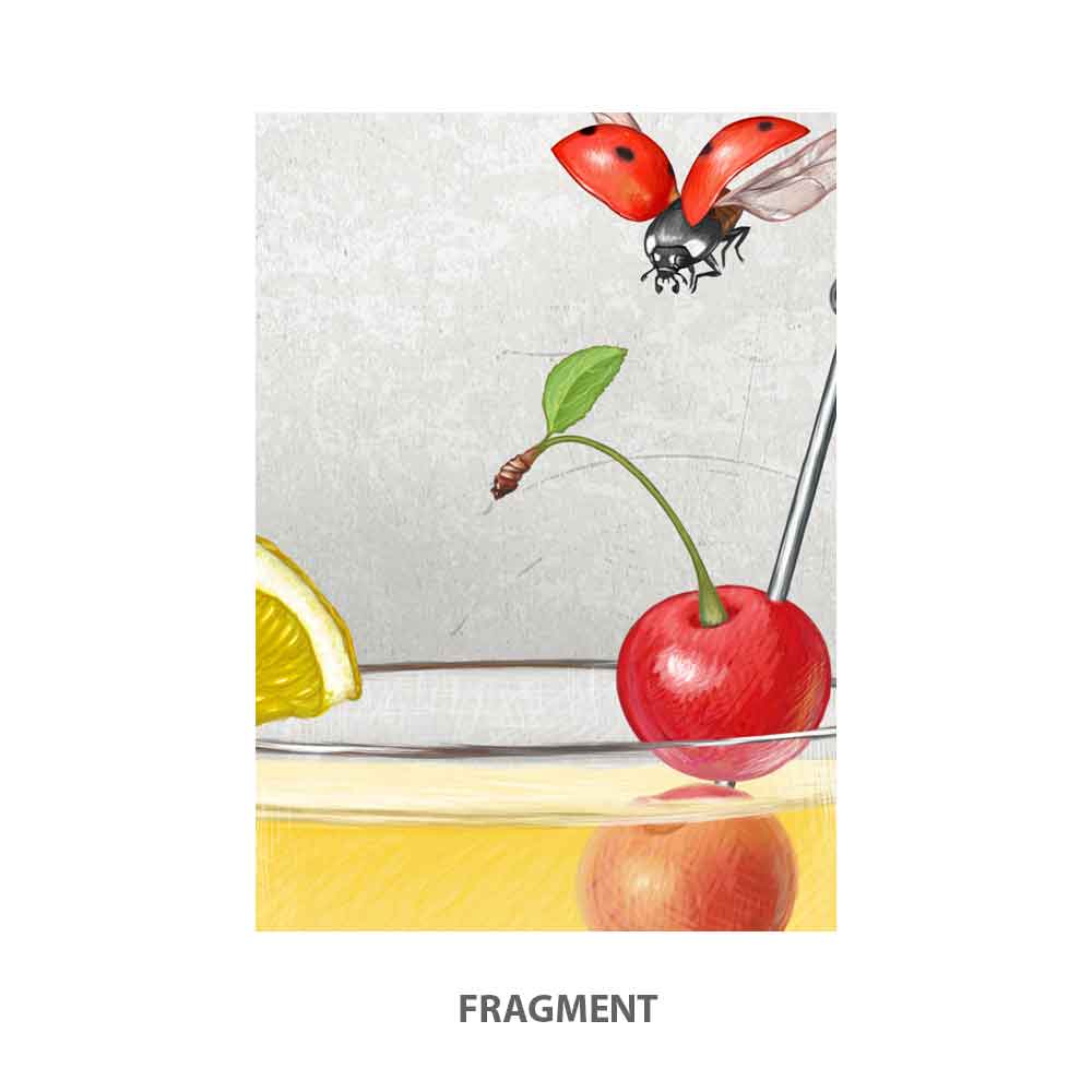 Daiquiri Cocktail Art Print Natalprint fragment