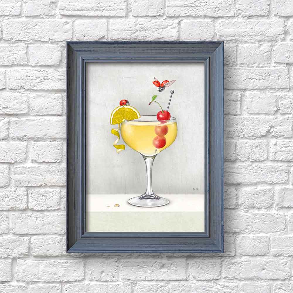 Daiquiri Cocktail Art Print Natalprint