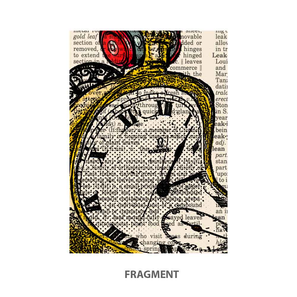 Time you enjoyed wasting art print Natalprint fragment