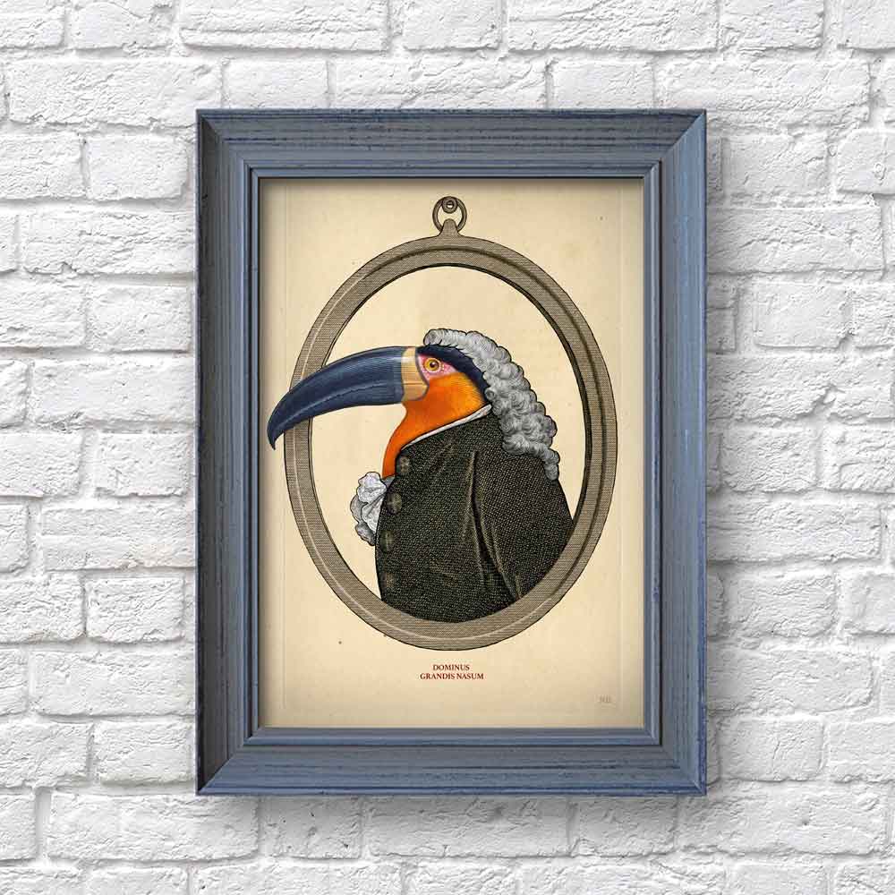Toucan bird art print Natalprint